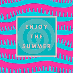 Summer hipster boho background