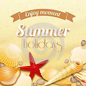 Summer holiday vacation background