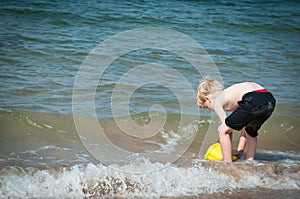 Summer holidays and having fun at the beach