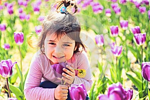 Summer holidays. Little girl in sunny spring. Small child. Natural beauty. Childrens day. face skincare. allergy to