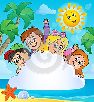 Summer holidays theme image 1