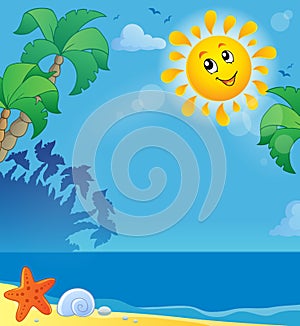 Summer holidays theme image 2