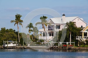 Summer Waterfront House in South Florida.
