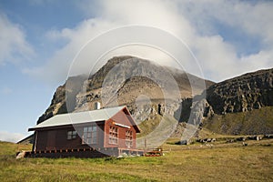 Summer house in North west Iceland photo