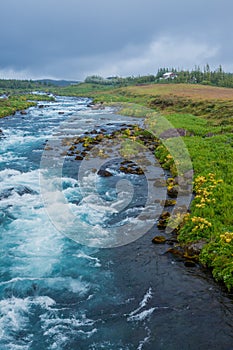 Summer iceland landscape with... photo