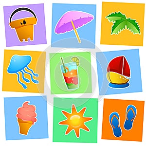 Summer icons