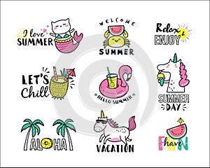 Summer icons