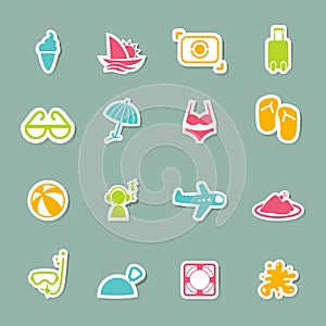 Summer Icons set