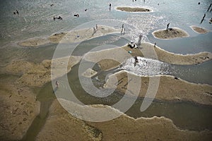 Summer idyll on the Danube river