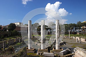 Summer in Italy- Pozzuoli -The temple of Serapide