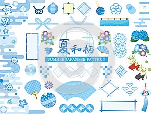 Summer japanese pattern