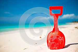 Summer kid's beach toy in the sand