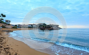 Summer La Fosca beach, Palamos, Spain.