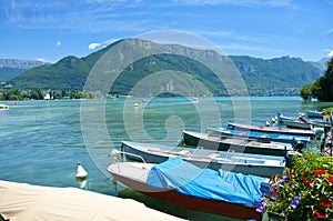 Summer in the lake Annecy