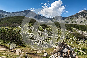 Summer landscape of Banderishki chukar Peak, Pirin Mountain, Bulgaria