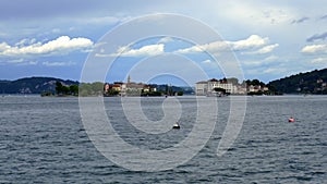 Summer landscape on the Borromean islands