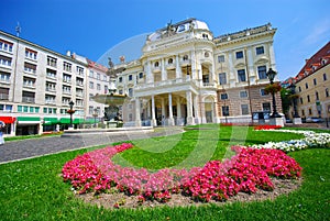 Summer landscape in Bratislava