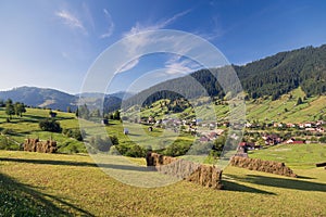 Summer landscape in Bucovina