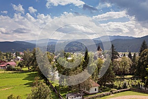 Summer landscape in Bucovina