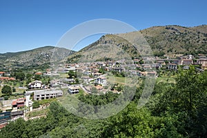 Summer landscape in Ciociaria near Roccasecca