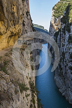 Summer landscape in Congost De Montrebei, Montsec, Spain