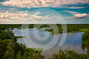 Summer landscape in FInland, Mustasaari. unreal nature