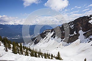 Summer landscape in Glacier National Park, British Columbia, Canada