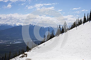 Summer landscape in Glacier National Park, British Columbia, Canada