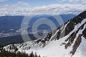 Summer landscape in Glacier National Park, British Columbia, Canada