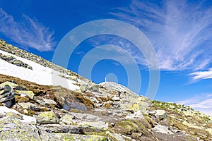 Summer landscape of the highland