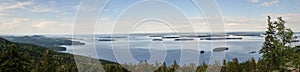 Summer landscape at the Koli National PArk in Finland.