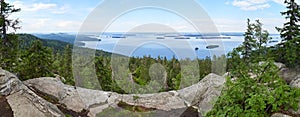 Summer landscape at the Koli National PArk in Finland.