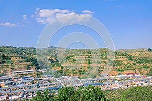 Village in the Loess Plateau photo