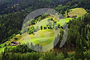 Summer landscape near Heiligenblut am Grossglockner.