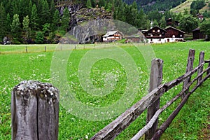 Summer landscape near Heiligenblut am Grossglockner.