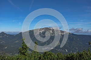 Summer landscape in the Otscher Mountain in Upper Austria