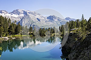 Summer landscape in Posets Maladeta Nature Park, Spain