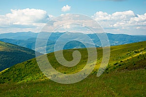 summer landscape of runa mountain photo