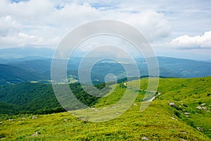 summer landscape of runa mountain photo