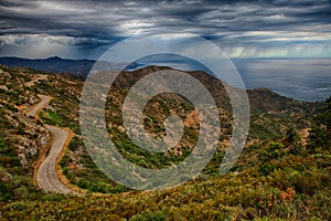 Summer landscape in Spain