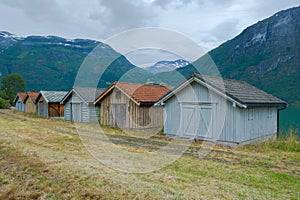 Summer landscape in Stryn Norway