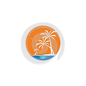 summer logo vector