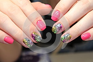 Summer manicure design