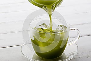 Summer Matcha, cold, Japanese style image