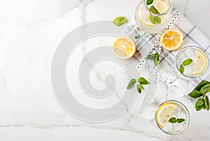 Summer mojito or lemonade