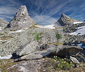 Ergaki Ridge Nature Park. Krasnoyarsk region Russia photo