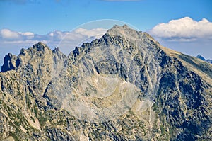 Summer mountain ladnscape in Slovak mountains.