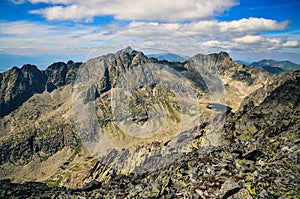 Summer mountain landscape in High Tatra, Slovakia.