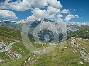 Summer mountain landscape of Italian Alps