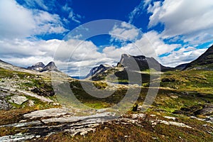 Summer mountain landscape of Norway